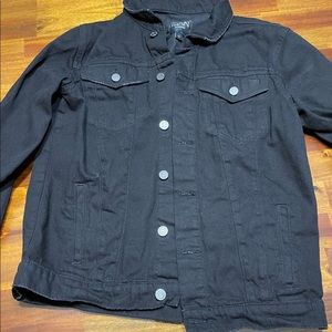 BooHooMAN black denim jacket